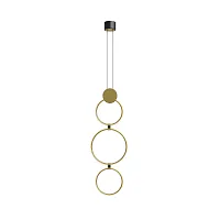 Светильник подвесной LED Link MOD357PL-L20BS3K Maytoni латунь на 1 лампу, основание латунь в стиле современный минимализм арт-деко 