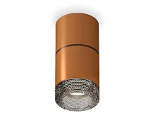 Светильник накладной Techno spot XS7404042 Ambrella light коричневый 1 лампа, основание коричневое в стиле хай-тек современный круглый