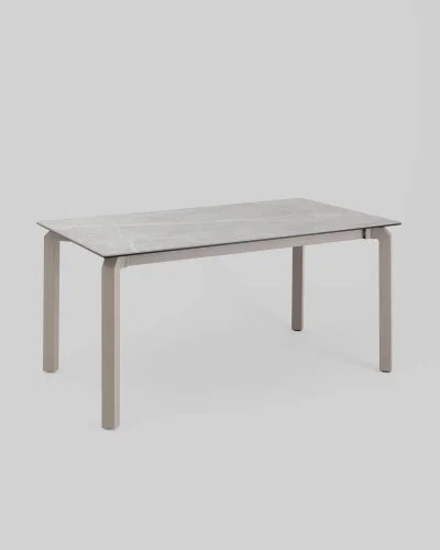 Стол обеденный Varden, раскладной, 160-220*90, керамика, серый УТ000039916 Stool Group столешница серая 900 из 78871 керамика