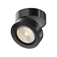 Светильник накладной LED Alivar C022CL-L7B Maytoni чёрный 1 лампа, основание чёрное в стиле модерн круглый