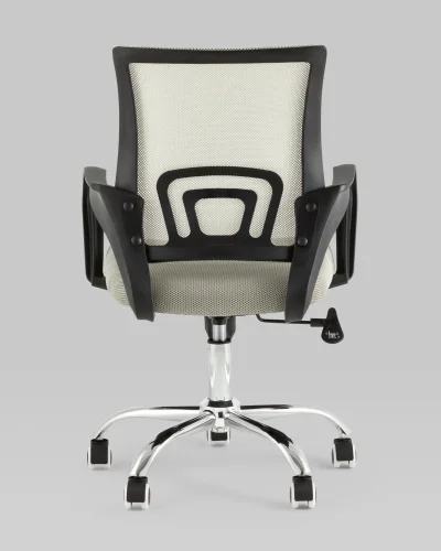 Кресло офисное TopChairs Simple New, серый УТ000037108 Stool Group, серый/ткань, ножки/металл/хром, размеры - 520*1020***560*530 фото 4
