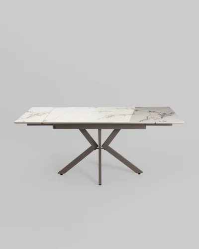 Стол Marmer 120-180/80/76, столешница МДФ16/керамика, подстолье металл капучино УТ000039730 Stool Group столешница из фото 8