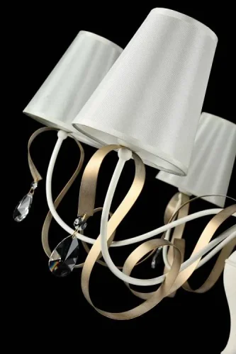 Люстра подвесная Intreccio ARM010-06-W Maytoni белая на 6 ламп, основание белое в стиле классический  фото 4