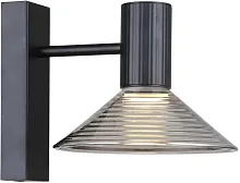 Бра LED Feris 4622-1W F-promo прозрачный на 1 лампу, основание чёрное в стиле лофт 
