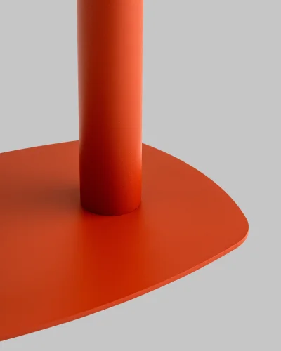 Журнальный столик Eanna S металл, красный УТ000040321 Stool Group столешница красная из металл фото 6