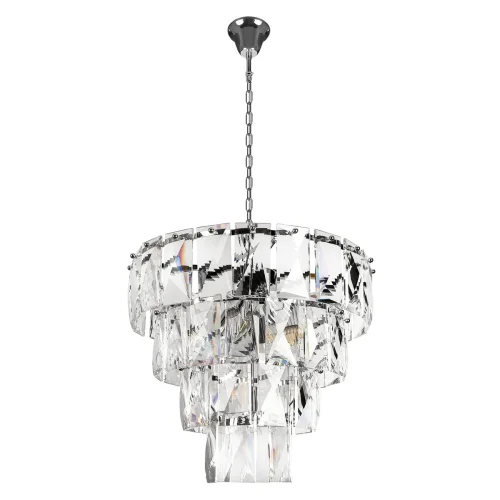 Люстра подвесная Контемпорари / Contemporary 10561/550 Clear LOFT IT прозрачная на 7 ламп, основание хром в стиле современный Люстра подвесная Контемпорари / Contemporary 10561/550 Clear LOFT IT прозрачная на 7 ламп, основание хром в стиле современный