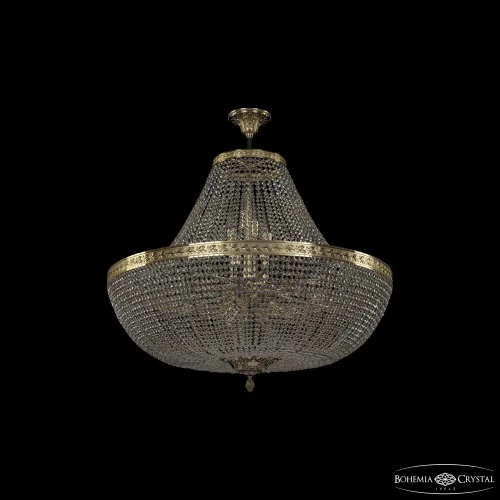 Люстра подвесная 19051/H1/90IV G C1 Bohemia Ivele Crystal прозрачная на 26 ламп, основание золотое в стиле классический sp