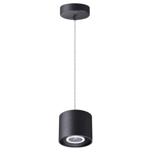 Светильник подвесной LED Bind 358794 Novotech чёрный 1 лампа, основание чёрное в стиле хай-тек 