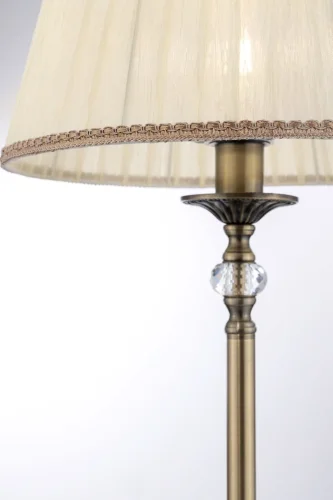 Торшер напольный Soffia RC093-FL-01-R Maytoni  бежевый 1 лампа, основание бронзовое в стиле классический
 фото 3