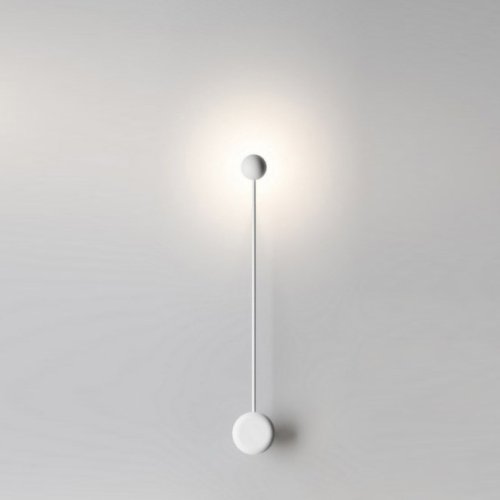 Бра Pin Wall Light A White 123301-22 ImperiumLoft белый на 1 лампа, основание белое в стиле лофт винтаж  фото 13