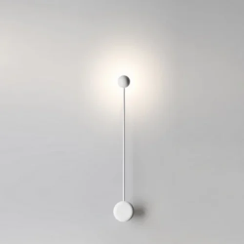 Бра Pin Wall Light C White 212749-22 ImperiumLoft белый на 2 лампы, основание белое в стиле лофт винтаж  фото 9