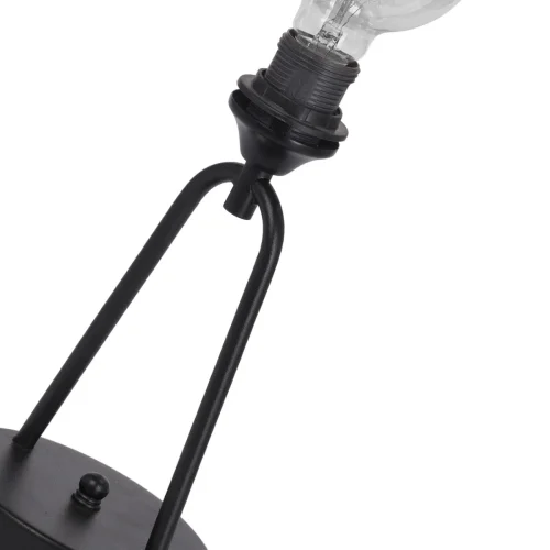Настольная лампа V4370-1/1L Vitaluce без плафона 1 лампа, основание чёрное металл в стиле лофт  фото 2