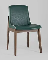 Cтул обеденный ЛОКИ, эко-кожа зеленая (набор 2 шт) УТ000024037 Stool Group, зелёный/экокожа, ножки/массив гевеи/, размеры - *****
