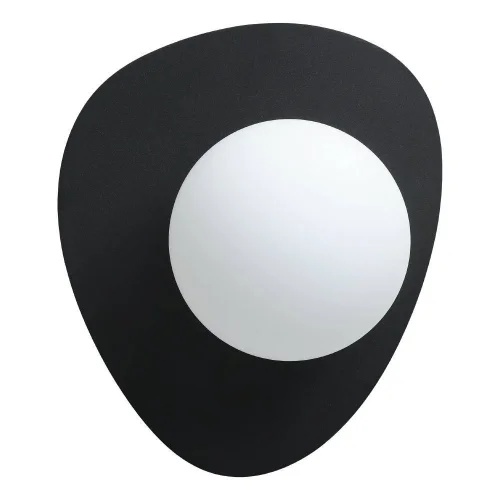 Бра Castrovido 902091 Eglo белый на 1 лампу, основание чёрное в стиле современный шар фото 5 Бра Castrovido 902091 Eglo белый на 1 лампу, основание чёрное в стиле современный шар фото 5