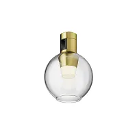 Трековый светильник LED Magnetic trаck system Flarity TR148-1-3W3K-BS Maytoni прозрачный для шинопроводов серии Magnetic trаck system Flarity латунь