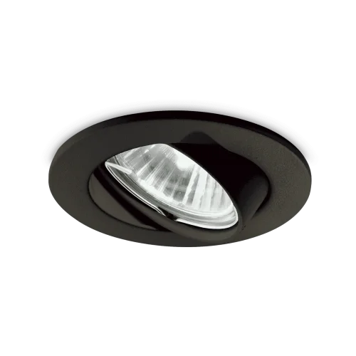 Светильник точечный SWING FI NERO Ideal Lux чёрный 1 лампа, основание чёрное в стиле современный 