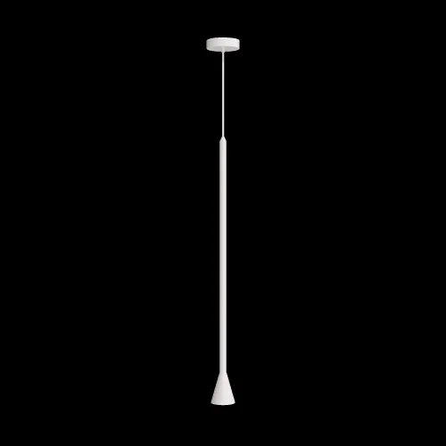 Светильник подвесной Arrow P064PL-01W Maytoni белый 1 лампа, основание белое в стиле хай-тек  фото 7