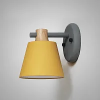 Бра Natura 101828-26 ImperiumLoft жёлтый 1 лампа, основание серое в стиле современный скандинавский 