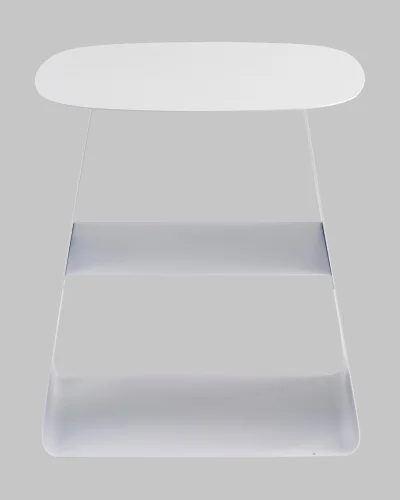 Журнальный столик Leyre, металл, белый УТ000040306 Stool Group столешница белая из металл фото 6