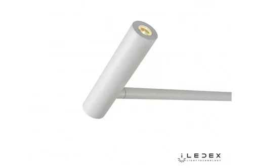 Торшер LED Telescope 7009/1F WH iLedex белый на 1 лампу, основание белое в стиле хай-тек современный фото 3