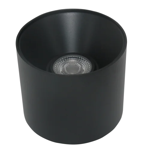 Светильник накладной Alfa LED C064CL-01-25W3K-D-RD-B Maytoni чёрный 1 лампа, основание чёрное в стиле современный хай-тек круглый