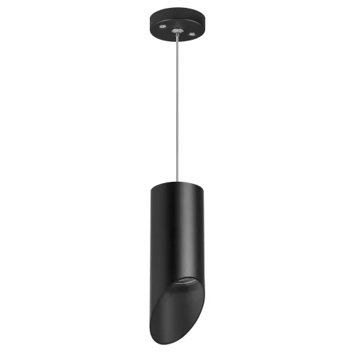 Светильник подвесной Rullo RP43737 Lightstar чёрный 1 лампа, основание чёрное в стиле хай-тек современный трубочки