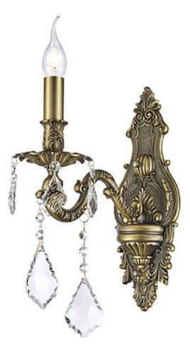 Бра Barolo E 2.1.1.400 A Dio D'Arte без плафона на 1 лампа, основание бронзовое в стиле классический барокко 