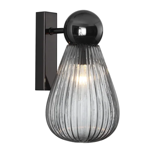 Бра Elica 5417/1W Odeon Light чёрный серый на 1 лампа, основание чёрное в стиле модерн  фото 3