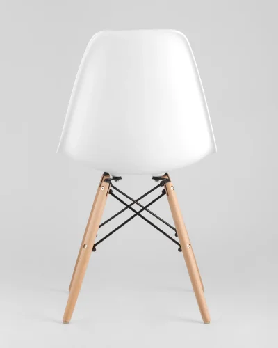 Стул EAMES, белый 4шт. (набор) УТ000036422 Stool Group, /, ножки/массив бука/бежевый, размеры - *815***460*530 фото 8