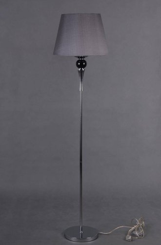 Торшер Percy VL1973F01 Vele Luce  серый 1 лампа, основание хром в стиле арт-деко
 фото 2