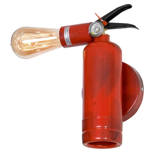 Бра лофт LSP-9544 Lussole без плафона красный на 1 лампа, основание красное в стиле лофт стимпанк
