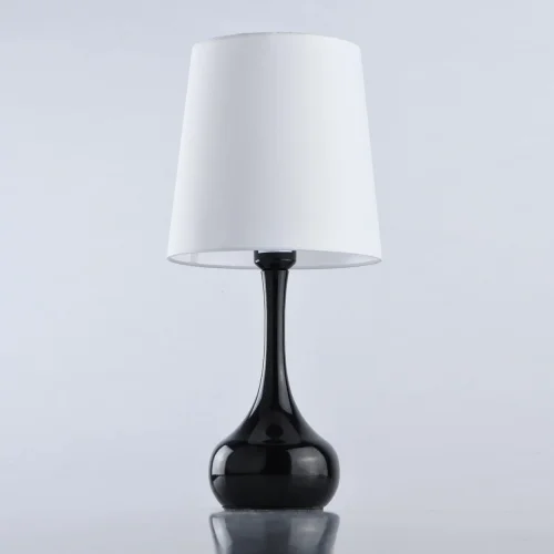 Настольная лампа Салон 415033601 MW-Light белая 1 лампа, основание чёрное металл в стиле современный  фото 3