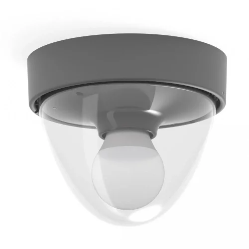 Светильник потолочный Nook 7965-NW Nowodvorski прозрачный на 1 лампу, основание графит в стиле современный 