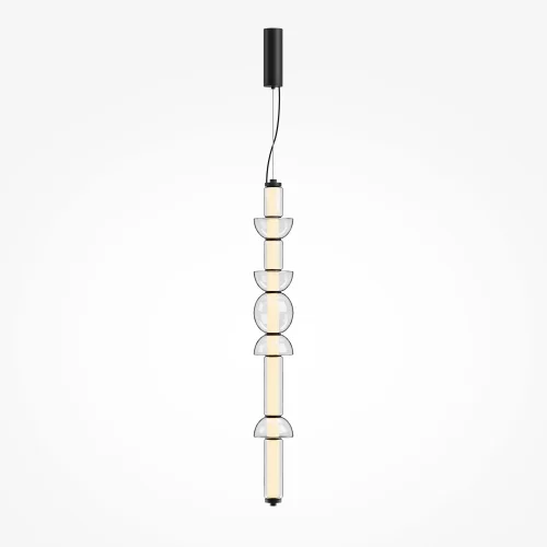 Светильник подвесной LED Cosmo MOD210PL-L39B3K Maytoni белый прозрачный на 1 лампу, основание чёрное в стиле современный хай-тек фото 15