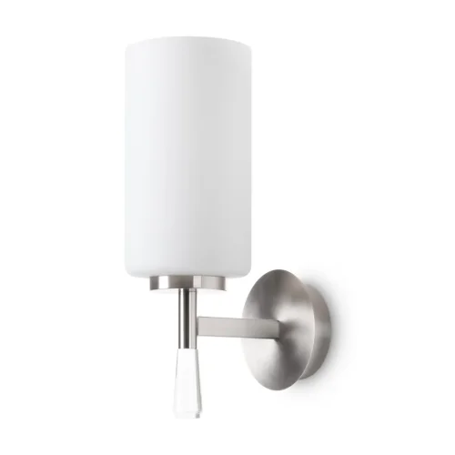 Бра Chic FR2031WL-01N Freya белый на 1 лампу, основание никель в стиле американский классический фото 6 Бра Chic FR2031WL-01N Freya белый на 1 лампу, основание никель в стиле американский классический фото 6