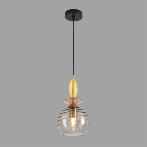 Светильник подвесной Walma 8299/1A Lumion серый на 1 лампу, основание чёрное в стиле современный фото 4 Светильник подвесной Walma 8299/1A Lumion серый на 1 лампу, основание чёрное в стиле современный фото 4