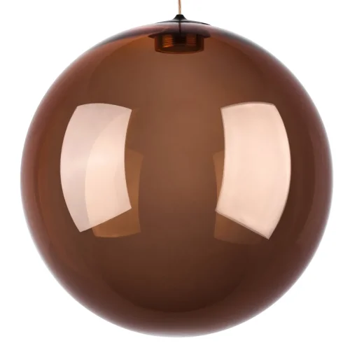 Светильник подвесной LED Sferetta 801022 Lightstar янтарный 1 лампа, основание бордовое коричневое в стиле минимализм  фото 5