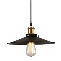 Светильник подвесной лофт LSP-9601 Lussole чёрный 1 лампа, основание чёрное бронзовое в стиле лофт 