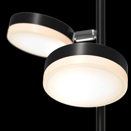 Торшер LED Fad MOD070FL-L12B3K Maytoni  чёрный белый 2 лампы, основание чёрное в стиле современный
 фото 3