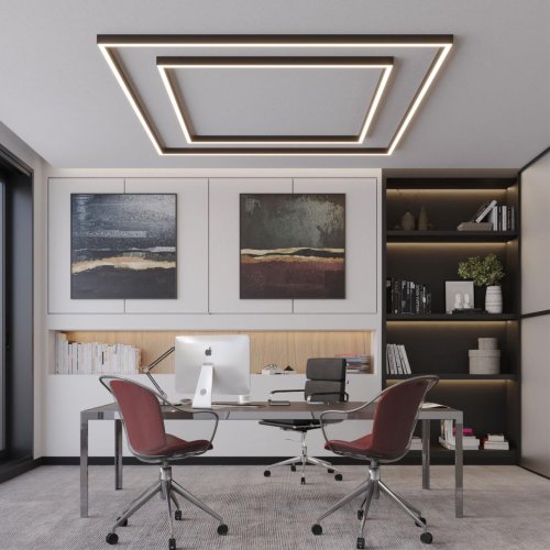 Светильник линейный светодиодный модульный с переключателем цветовой темперетуры Fatto 359607 Novotech чёрный на 1 лампу, основание чёрное в стиле современный хай-тек фото 3 Светильник линейный светодиодный модульный с переключателем цветовой темперетуры Fatto 359607 Novotech чёрный на 1 лампу, основание чёрное в стиле современный хай-тек фото 3