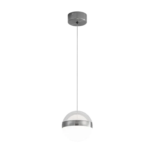 Светильник подвесной LED Roni 5037/12L Odeon Light белый 1 лампа, основание никель в стиле современный шар фото 4