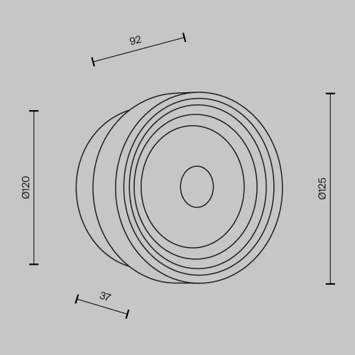 Бра LED MOD493WL-L6BSK2 Olo Maytoni янтарный на 1 лампу, основание латунь в стиле современный минимализм фото 4 Бра LED MOD493WL-L6BSK2 Olo Maytoni янтарный на 1 лампу, основание латунь в стиле современный минимализм фото 4