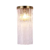 Бра Fluor 3055-1W Favourite прозрачный 1 лампа, основание латунь в стиле классический 