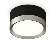 Светильник накладной XS8102003 Ambrella light чёрный 1 лампа, основание чёрное в стиле хай-тек круглый