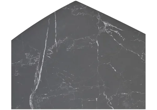 Керамический стол Balde 120 matt black marble solid ceramic / black 593882 Woodville столешница чёрная из керамика фото 11