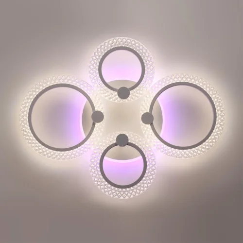 Светильник потолочный LED Molly 8017/60CL Lumion белый на 1 лампу, основание белое в стиле минимализм фото 5
