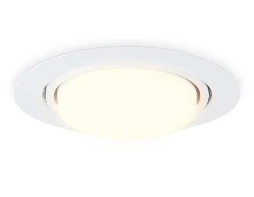 Светильник точечный G10122 Ambrella light белый 1 лампа, основание белое в стиле хай-тек современный  фото 6