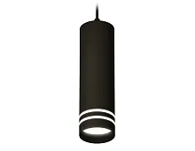 Светильник подвесной Techno spot XP7456003 Ambrella light чёрный 1 лампа, основание чёрное в стиле хай-тек модерн 
