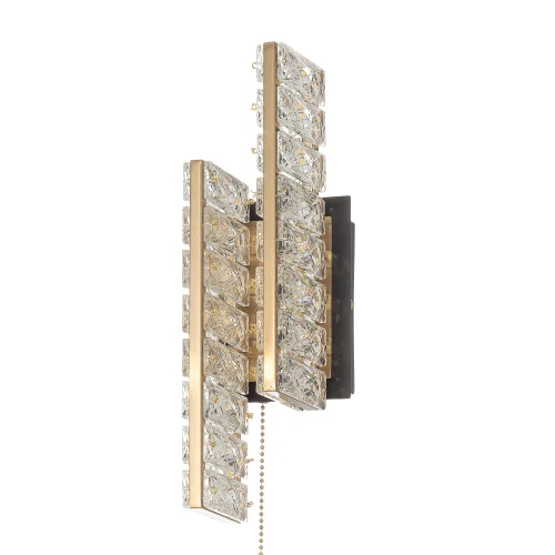 Бра с выключателем LED Palant CL325422 Citilux прозрачный на 1 лампу, основание чёрное в стиле современный классический фото 4