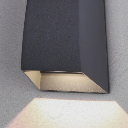 Настенный светильник LED Jackson 6542 Mantra уличный IP54 чёрный 1 лампа, плафон чёрный в стиле модерн LED фото 3